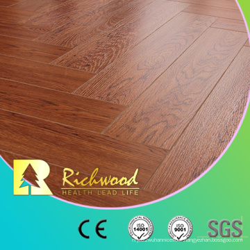 12.3mm E0 AC4 Teak Vinyl Plank Laminated Wood Laminate Flooring